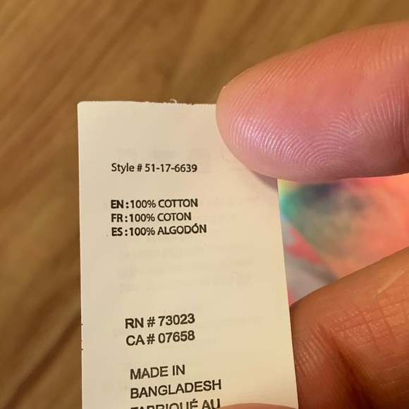 Urban Heritage Tie Dye Graphic Unisex Muscle Tank - Picture 5 of 8